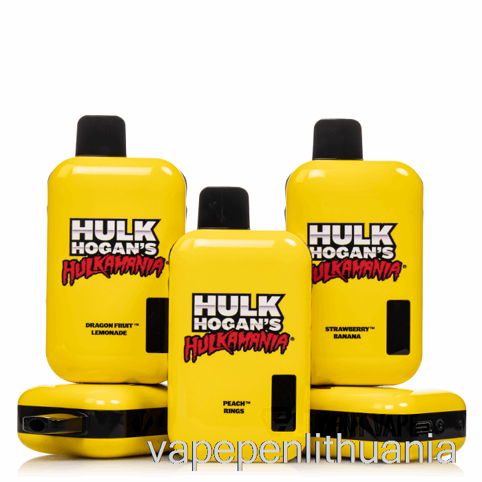 Hulk Hogan Hulkamania 8000 Vienkartinis Baltas Guminis Vape Skystis